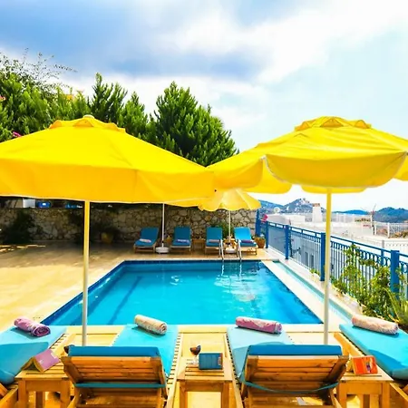 Sea View With Pool For 10 People In Antalya, Kas - Awz 129