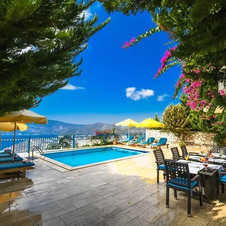 Sea View With Pool For 10 People In Antalya, Kas - Awz 129 Villa