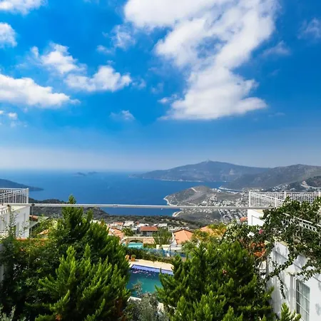 Sea View With Pool For 10 People In Antalya, Kas - Awz 129 *