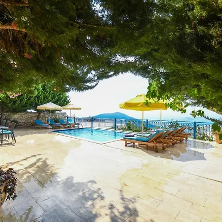 Sea View With Pool For 10 People In Antalya, Kas - Awz 129 * Kalkan