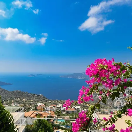 Sea View With Pool For 10 People In Antalya, Kas - Awz 129 Vilă